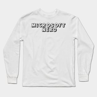 Microsoft Nerd Long Sleeve T-Shirt